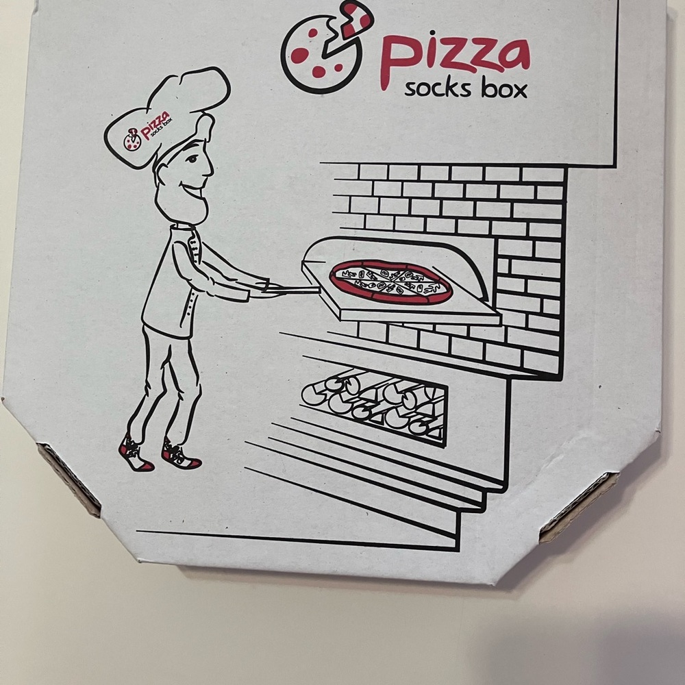 Colorful Pizza Socks Box Set - Picture 2 of 2